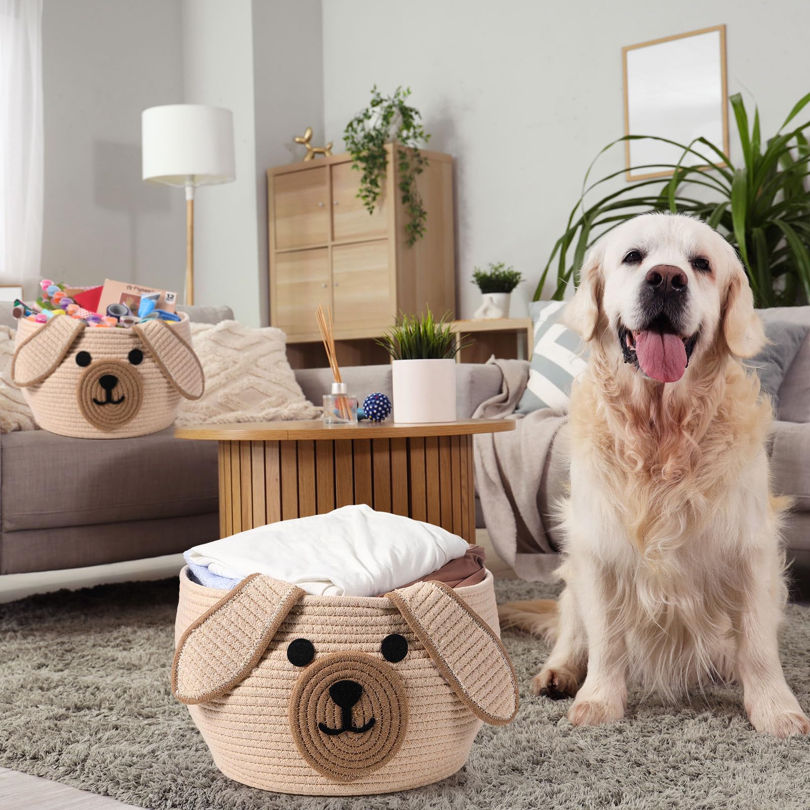 Zopeal cozy pet basket supports small toys and nesting.