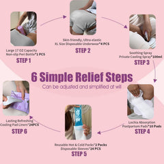 ZOQUI leak-proof maxi pads for secure postpartum protection
