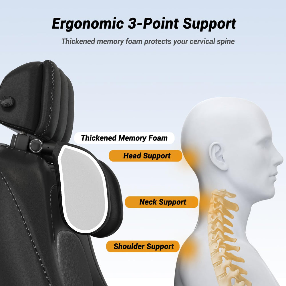 zorunowa headrest rotated 180 degrees for easy height adjustment