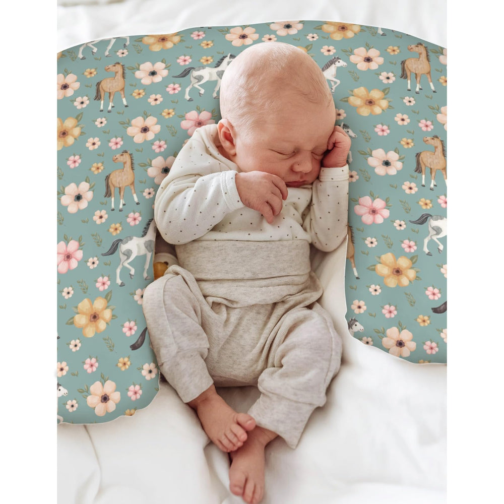 ZoUbqchY 22x18-in-u-shaped-cover fits most nursing pillows securely.