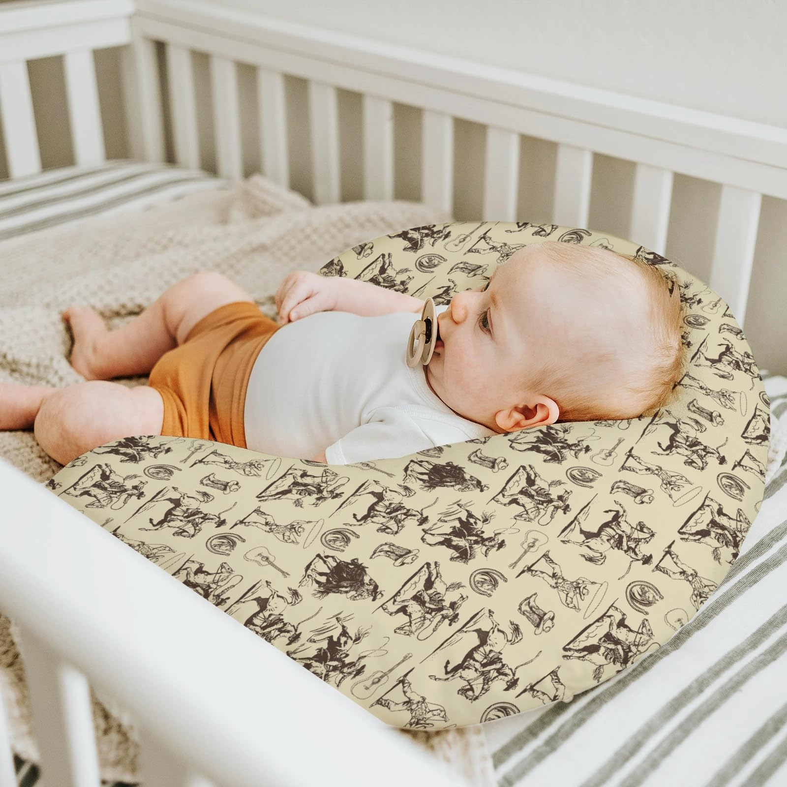 ZoUbqchy 22x18 inch nursing pillow cover fits U-shaped pillows