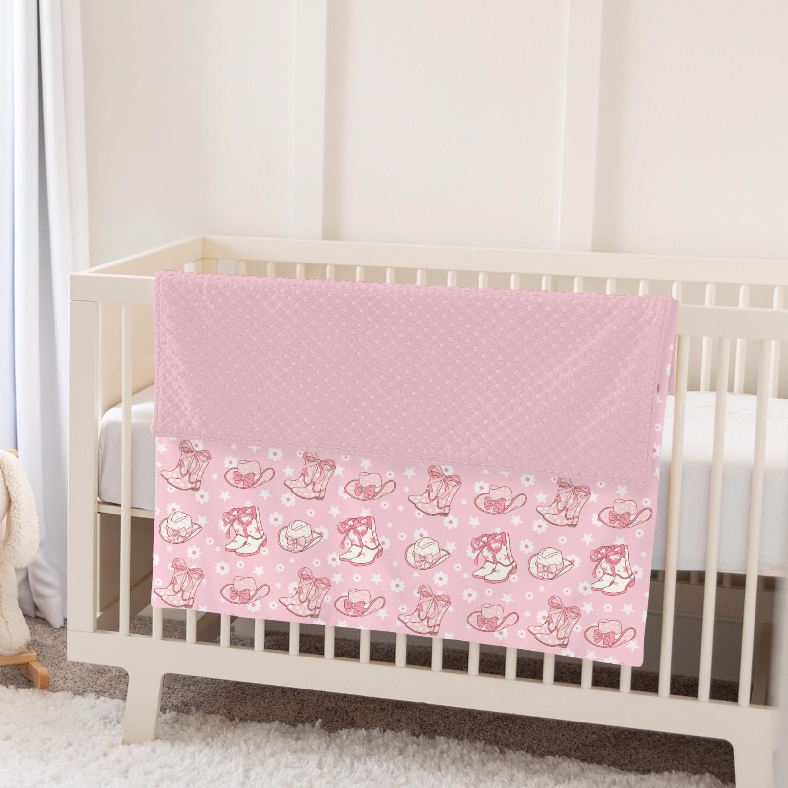 ZoUbqchY 30x40 blanket sized for newborns to toddlers, easy to cuddle.