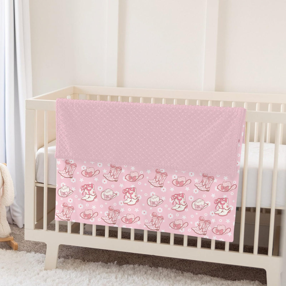 ZoUbqchY 30x40 blanket sized for newborns to toddlers, easy to cuddle.