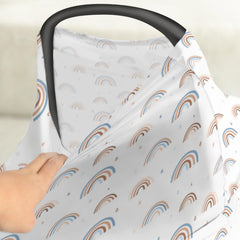 Zoubqchy 360-coverage canopy protects baby from sun and wind.
