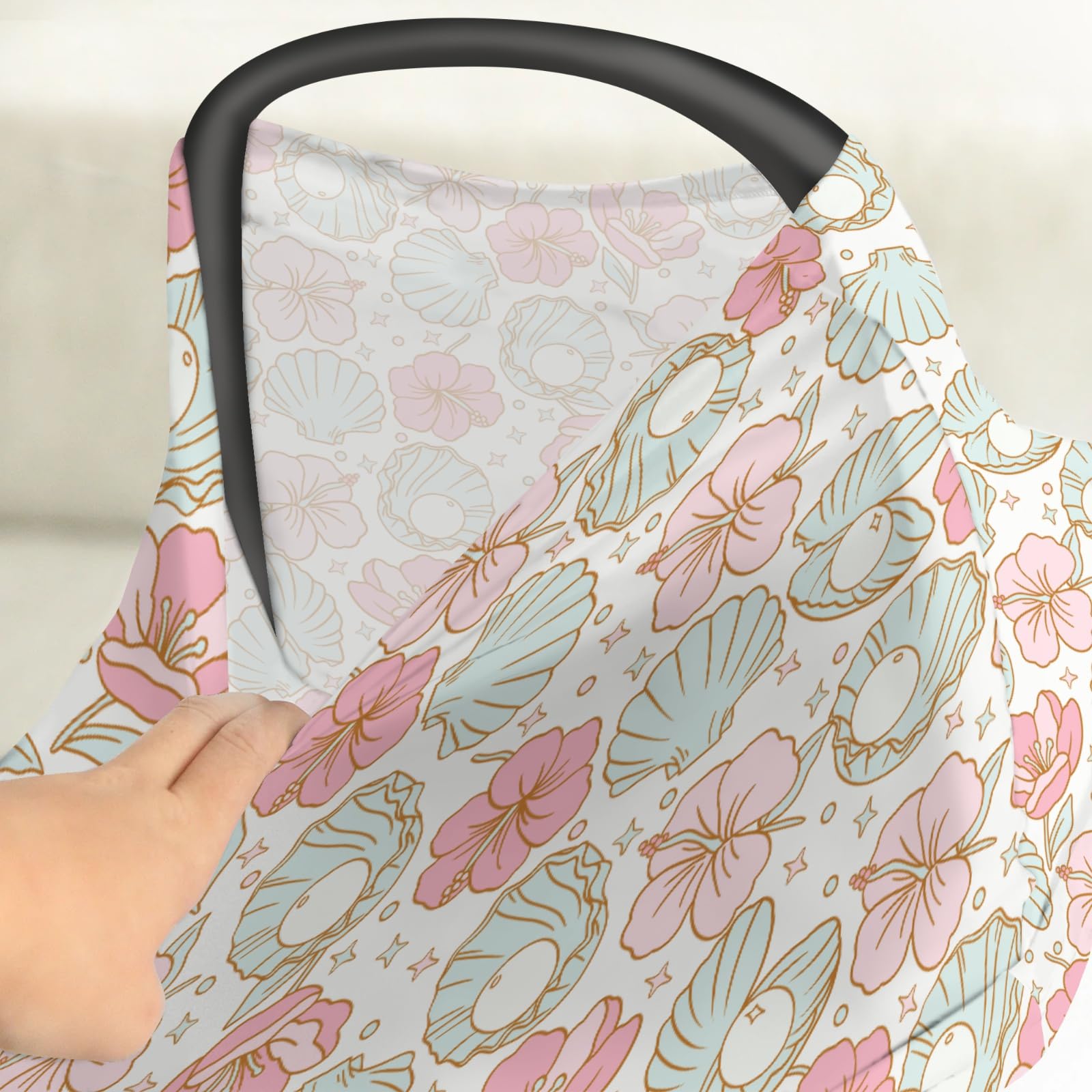 ZoUbqchY 360-privacy infant cover blocks sun, wind, and onlookers.