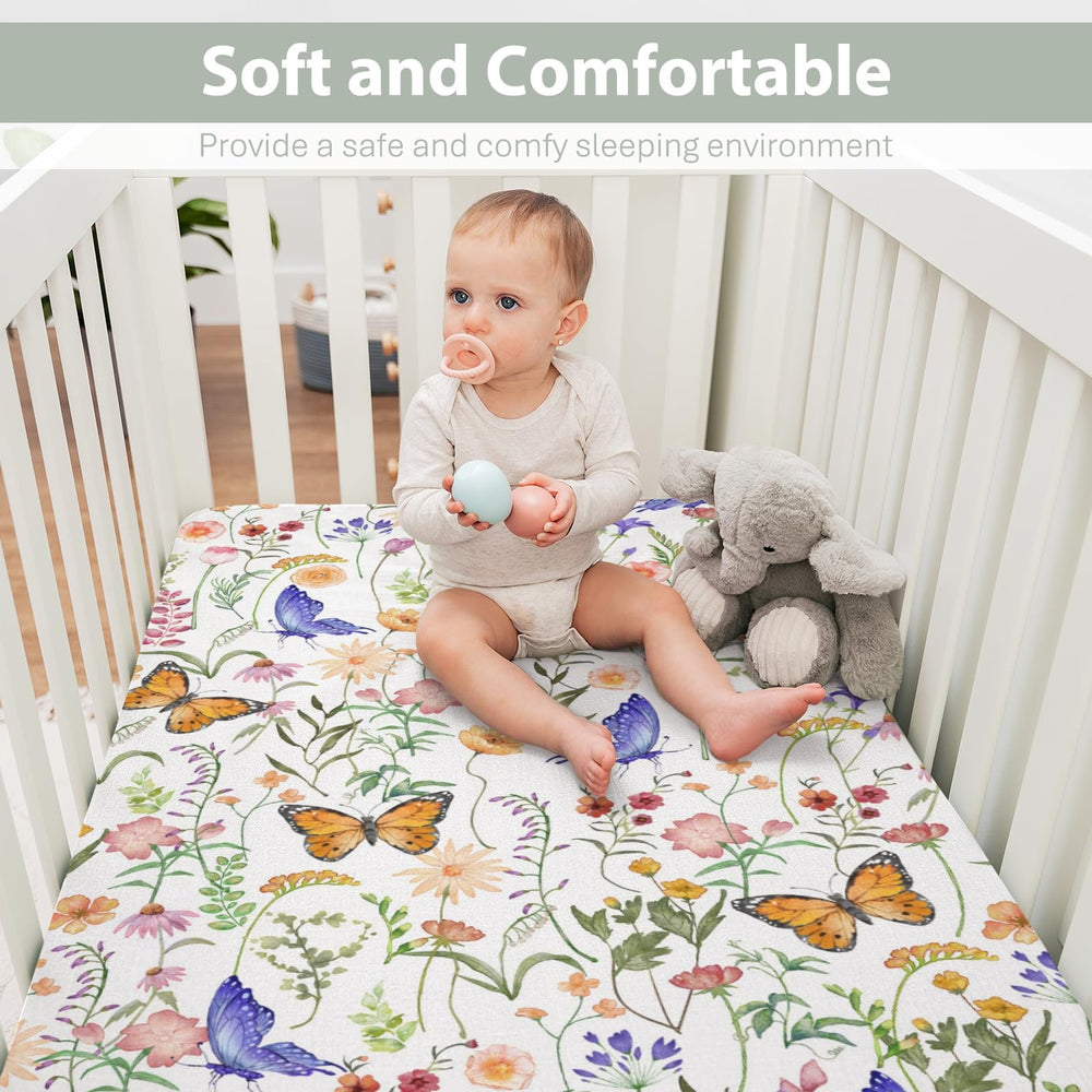 ZoUbqchY 52x28 9in-pocket fits standard crib mattresses snugly and safely.
