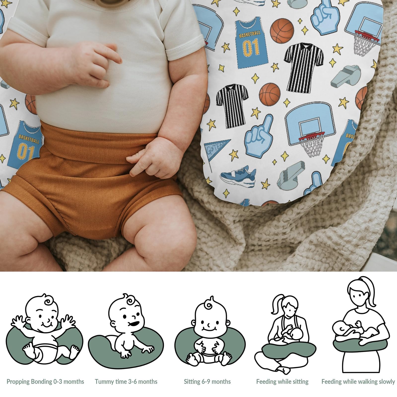 ZoUbqchY nursery decor blends style with feeding time comfort.