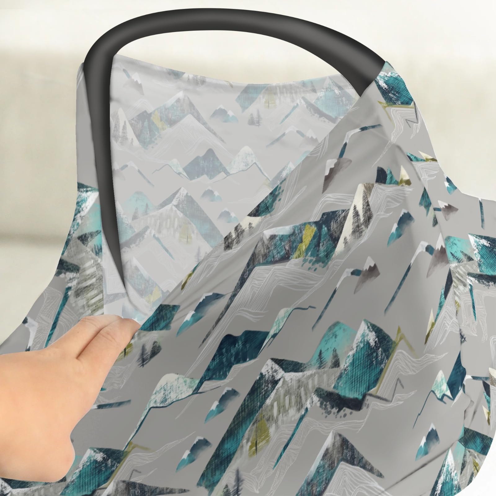 ZoUbqchY shopping cart cover with soft, breathable material