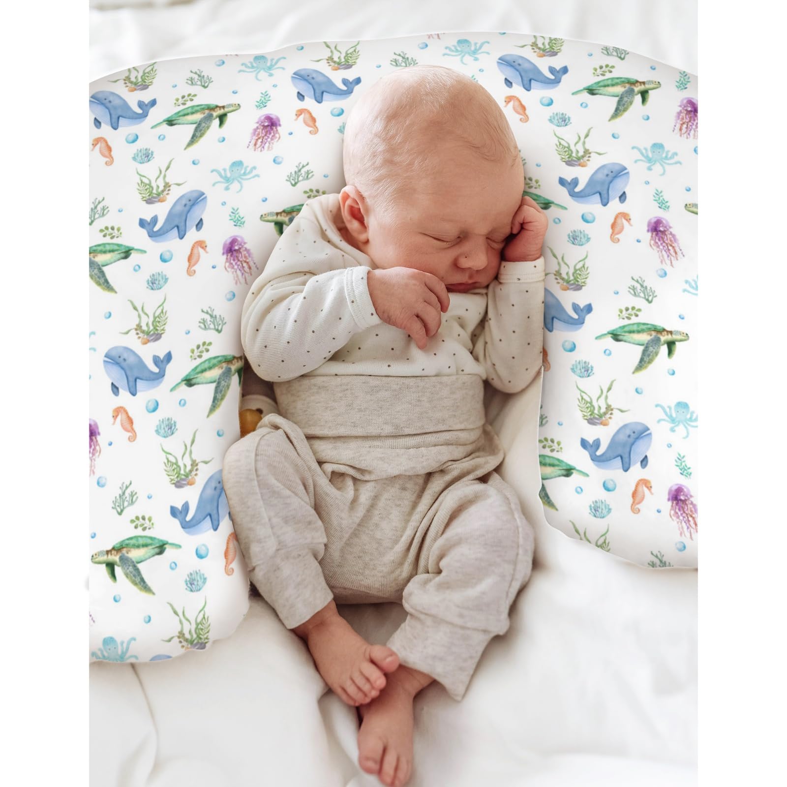 ZoUbqchY jellyfish print adds playful nursing moments