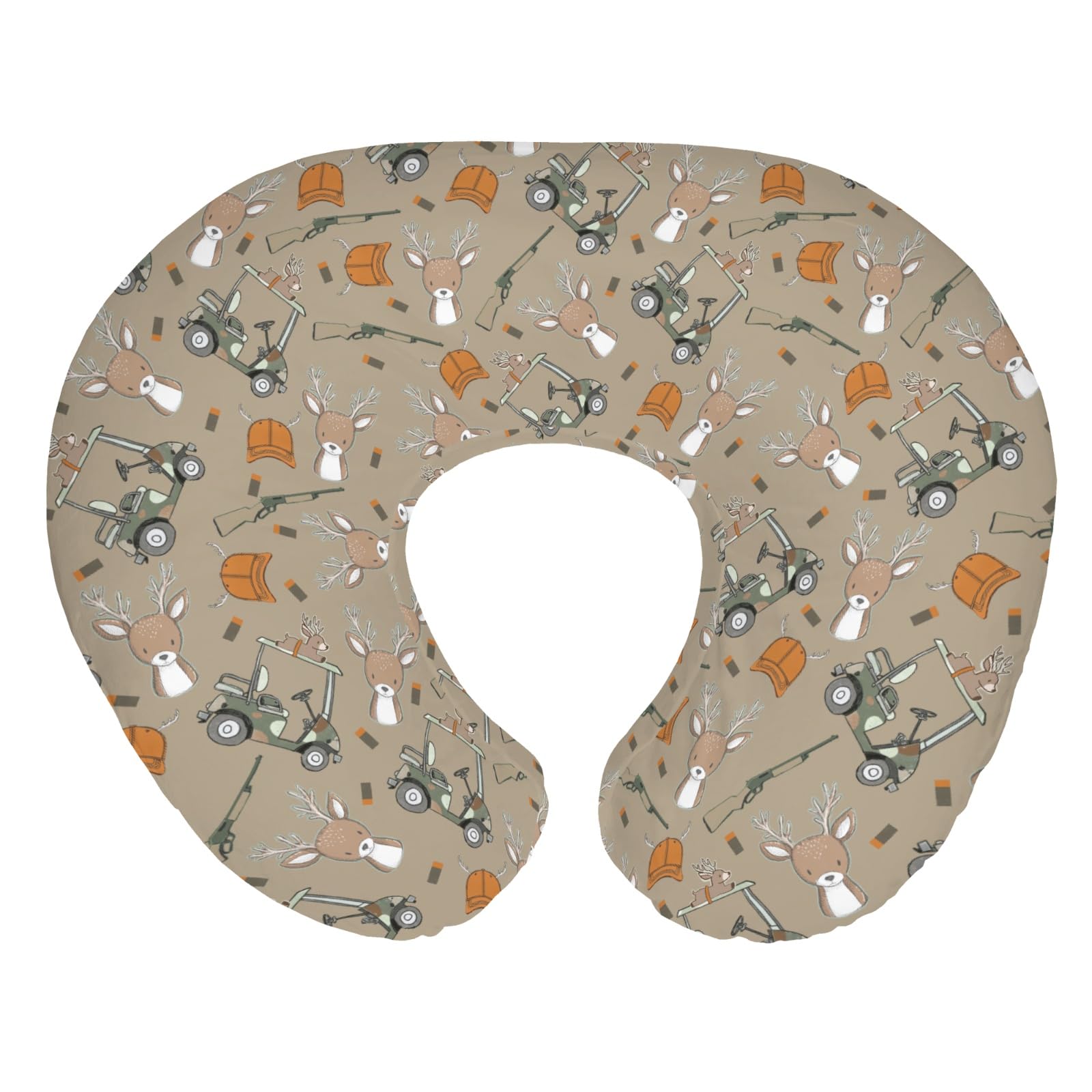 ZoUbqchY camouflage hunting nursing pillow cover for boys, soft and comfortable during feeding