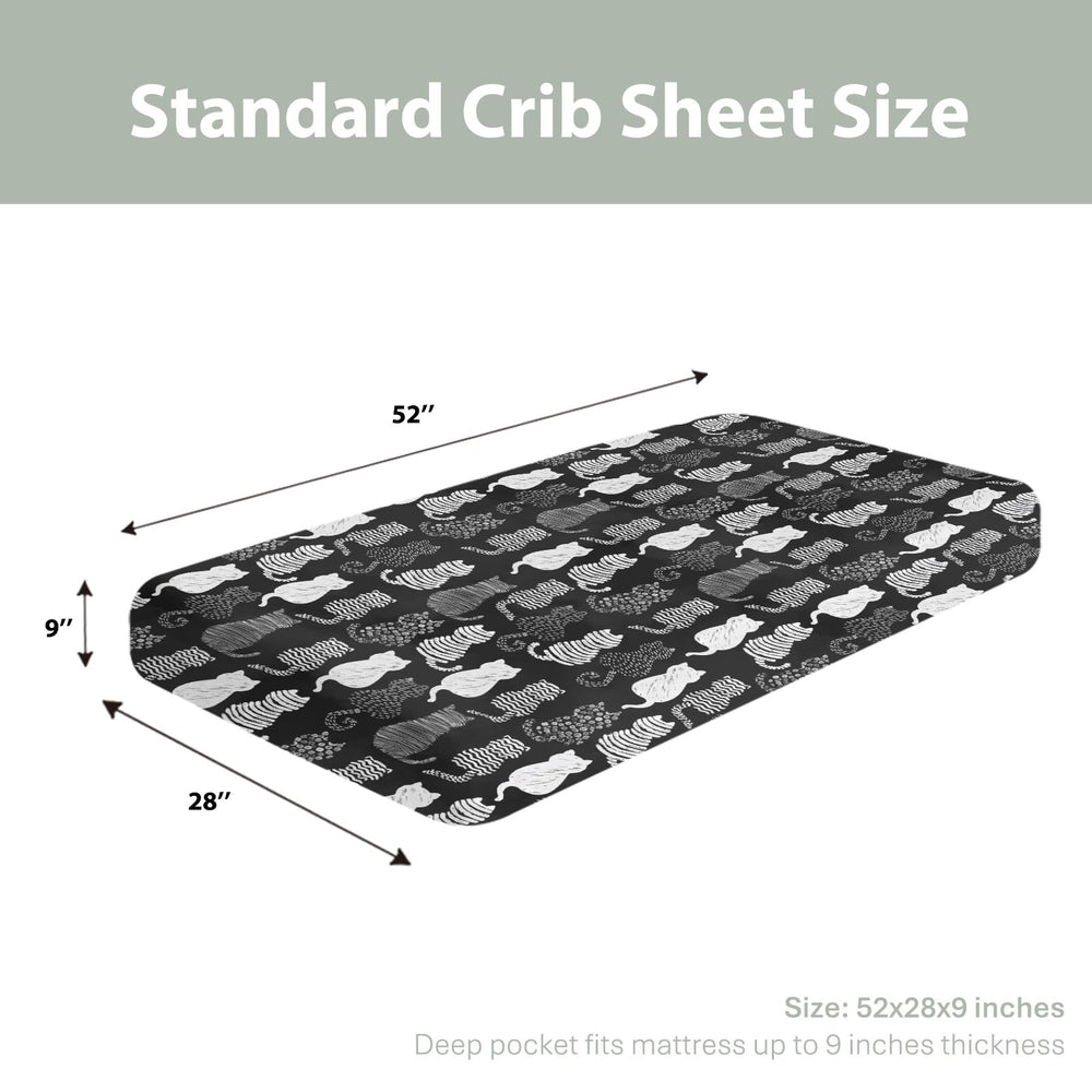 ZoUbqchY breathable, cozy baby sheet for peaceful sleep