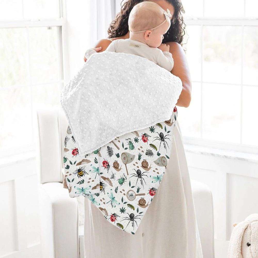 ZoUbqchY Bugs Hunt 30x40 inch baby blanket size