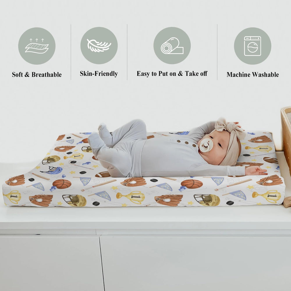 ZoUbqchY colorful designs brighten the nursery while keeping diaper time practical