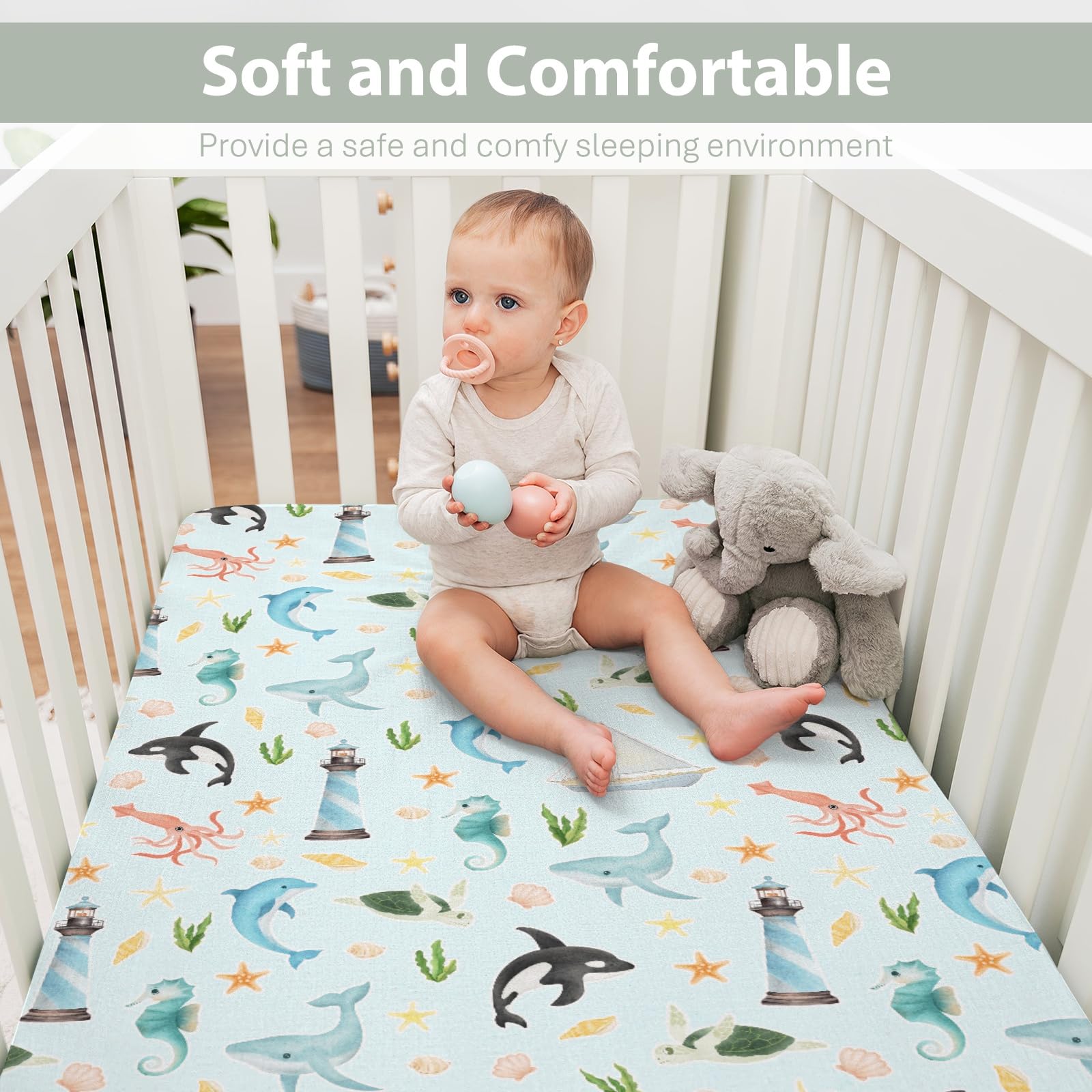 ZoUbqchY whale print crib sheet ideal for nap time