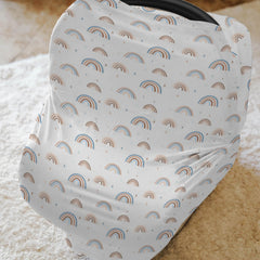 Zoubqchy colorful rainbow drops stretchy cover offers breathable airflow.