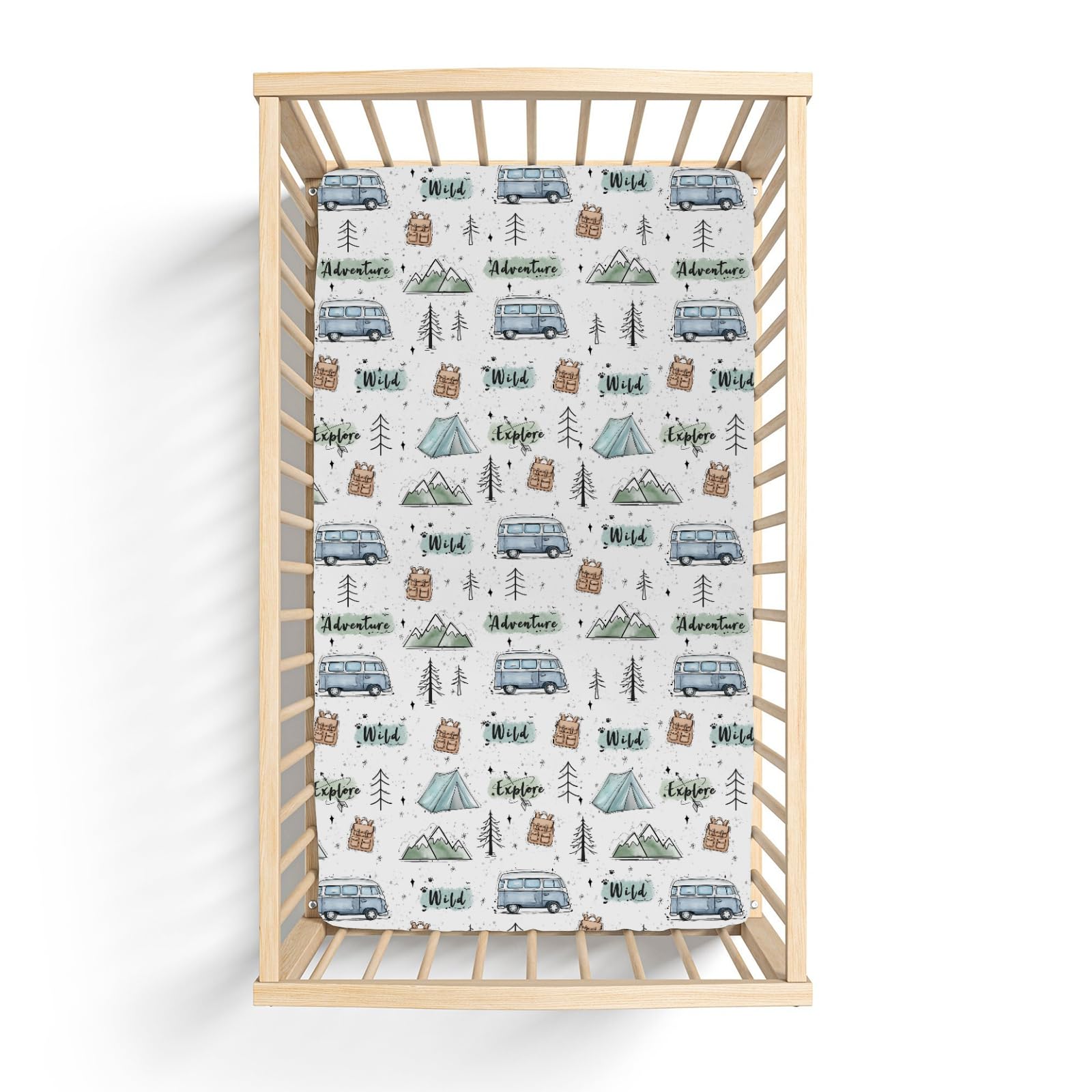 ZoUbqchY 9-inch pocket fits standard crib or toddler mattresses