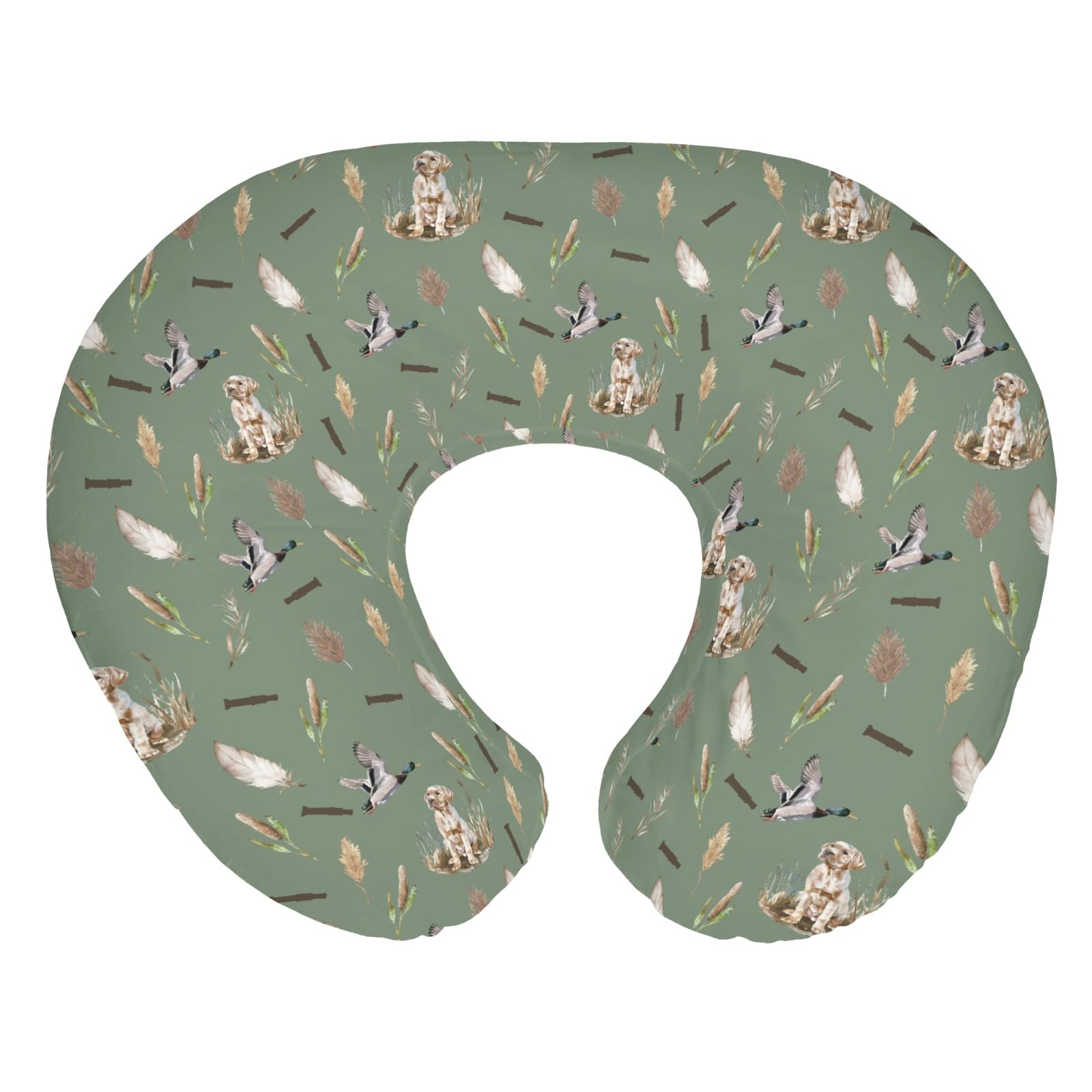 ZoUbqchY nursing pillow cover with duck pattern for baby feeding comfort