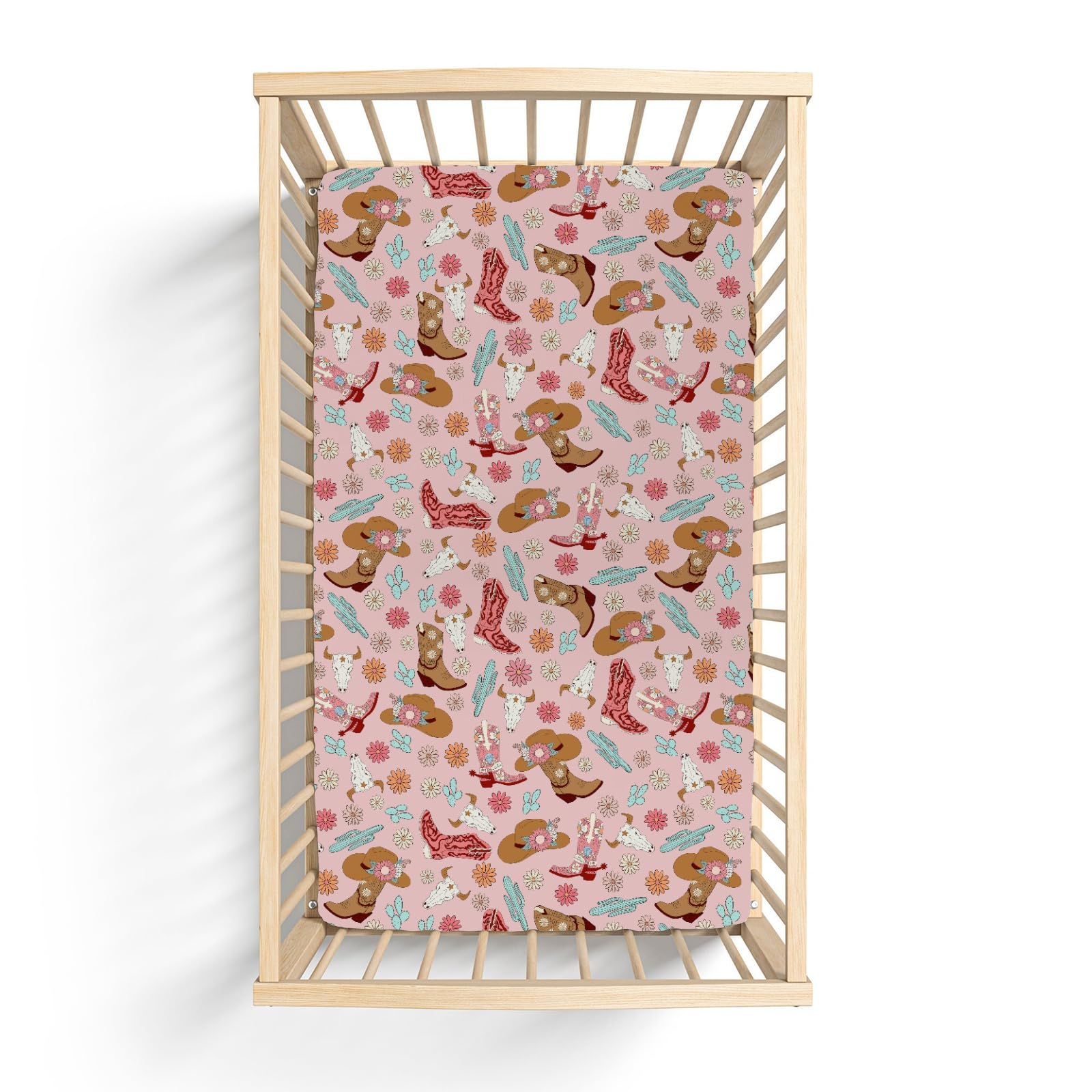 ZoUbqchy easy-care crib sheet is fade resistant and machine washable