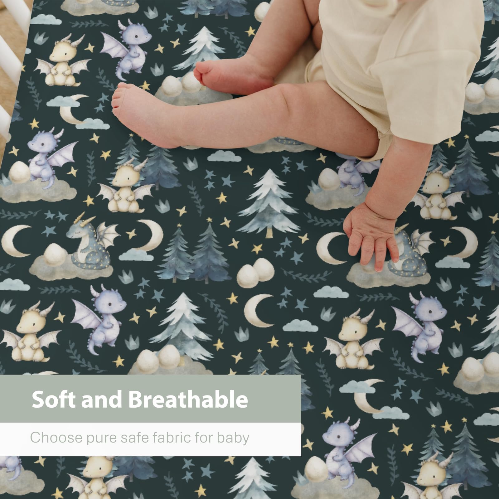 ZoUbqchY eggs pattern adds whimsy and soothing ambiance for baby