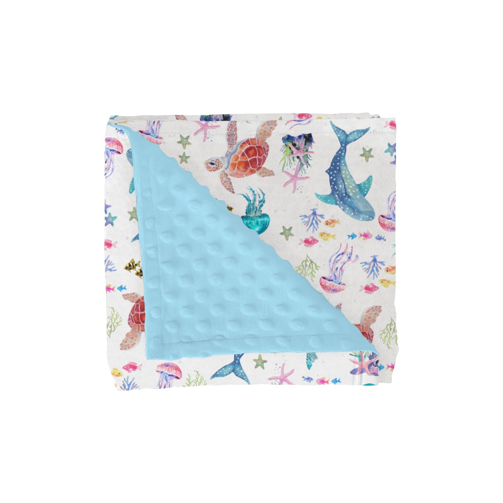 ZoUbqchY blanket with a turtle motif for cozy nursery moments