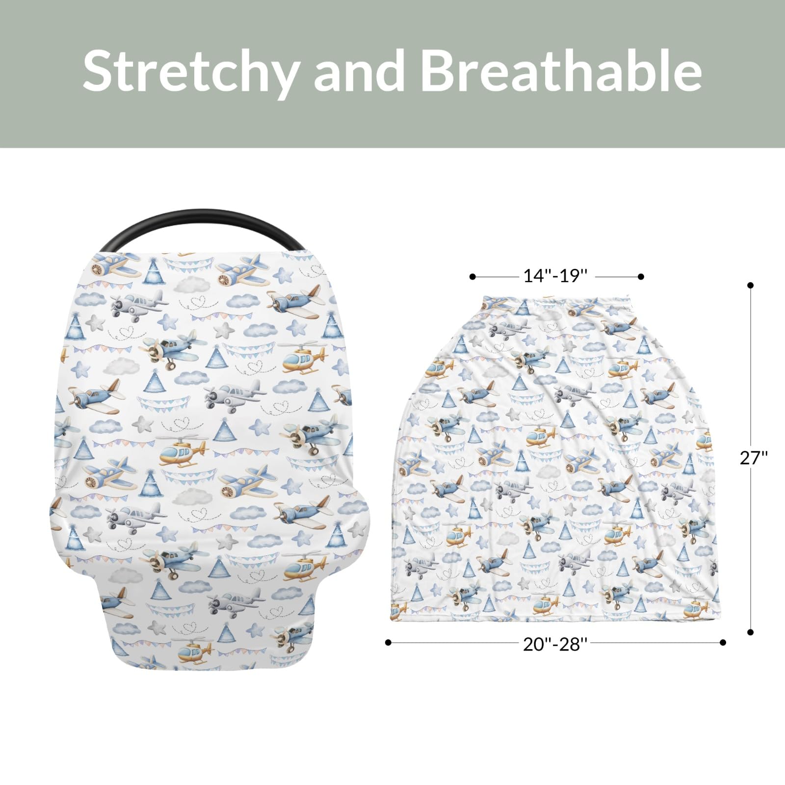 ZoUbqchy fit-for-car-seats-strollers ensures easy use during travel.