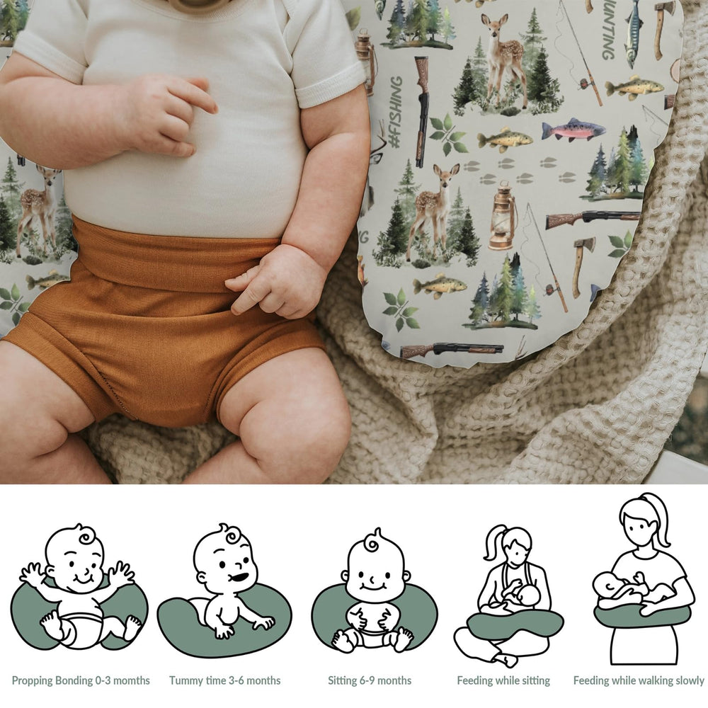 ZoUbqchY fits most nursing pillows for versatile nursery setups.