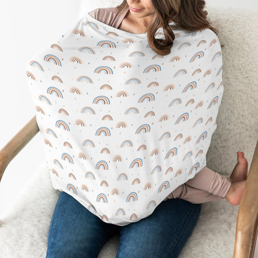 Zoubqchy five-in-one nursing cover for car, stroller, or feeding.