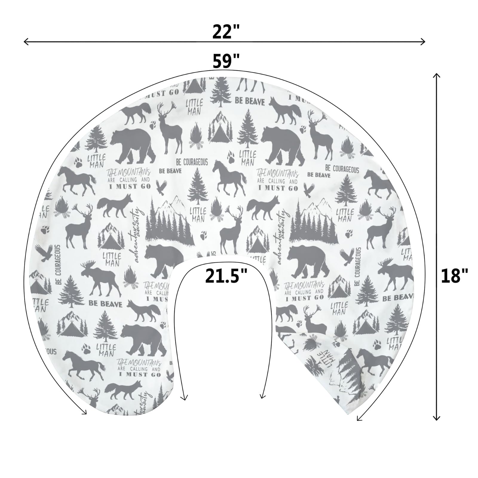 ZoUbqchY machine-washable cover keeps nursery gear tidy
