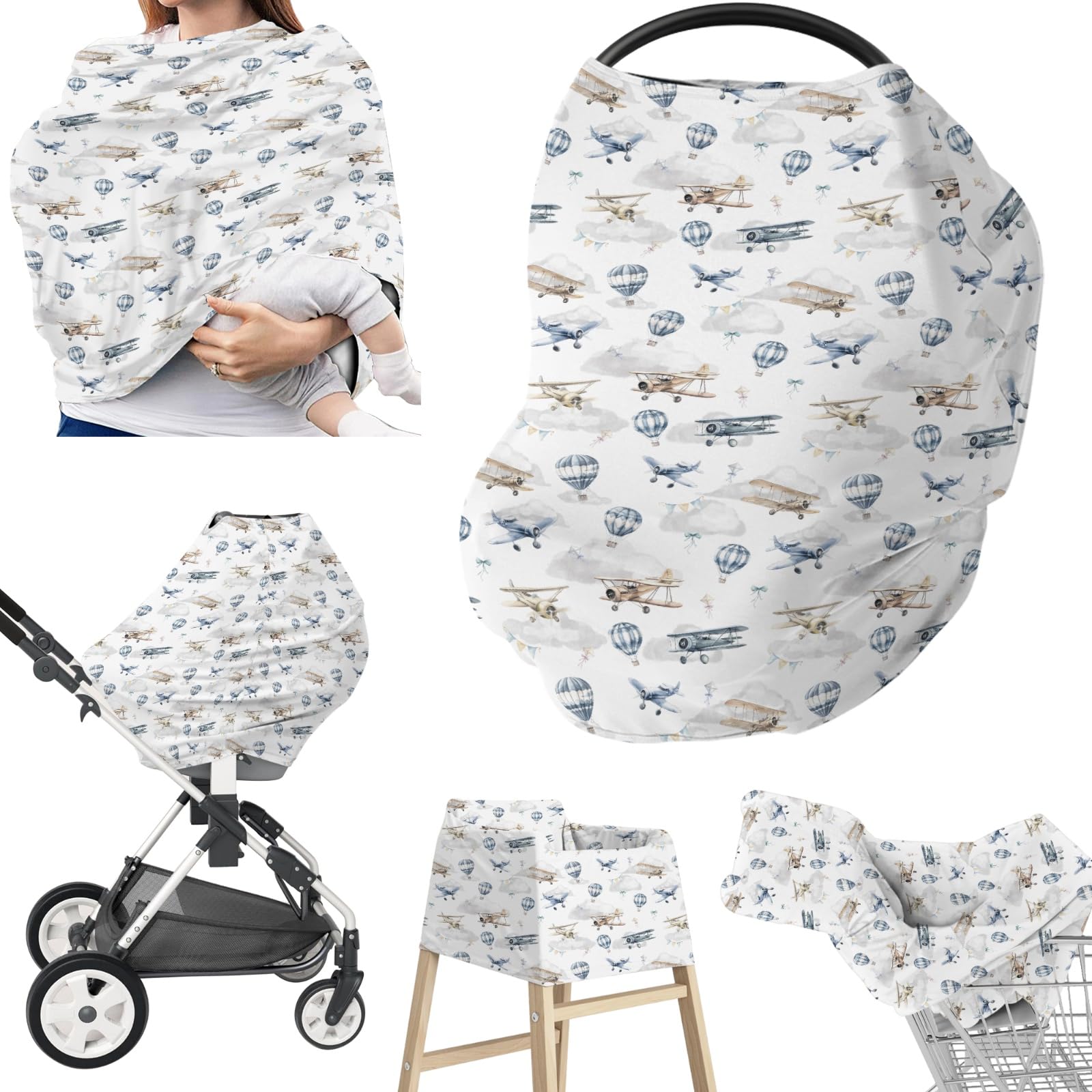 ZoUbqchy lightweight-daily-use cover fits in a diaper bag for busy days.
