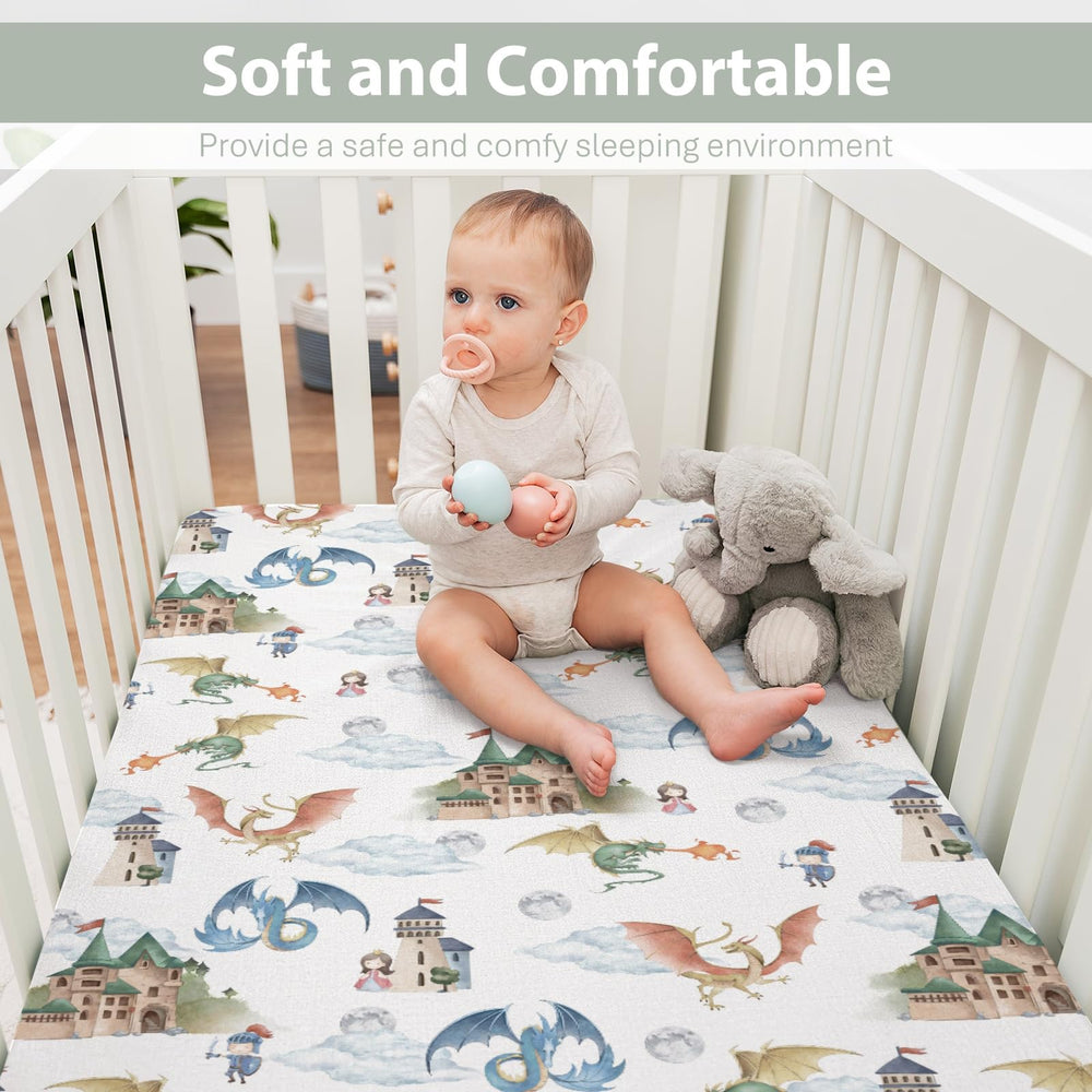 ZoUbqchY moon and clouds crib sheet ideal for dreamy nursery decor