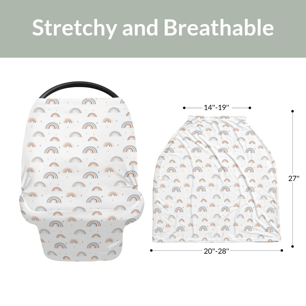 Zoubqchy versatile cover fits most strollers and car seats on the go.