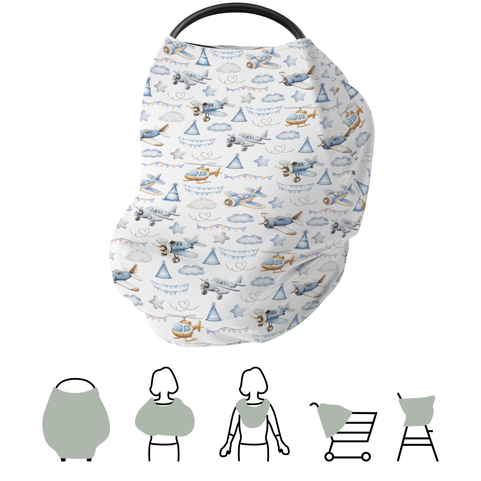 ZoUbqchy multifunction-nursing-cover-scarf highlights versatility as scarf or blanket.