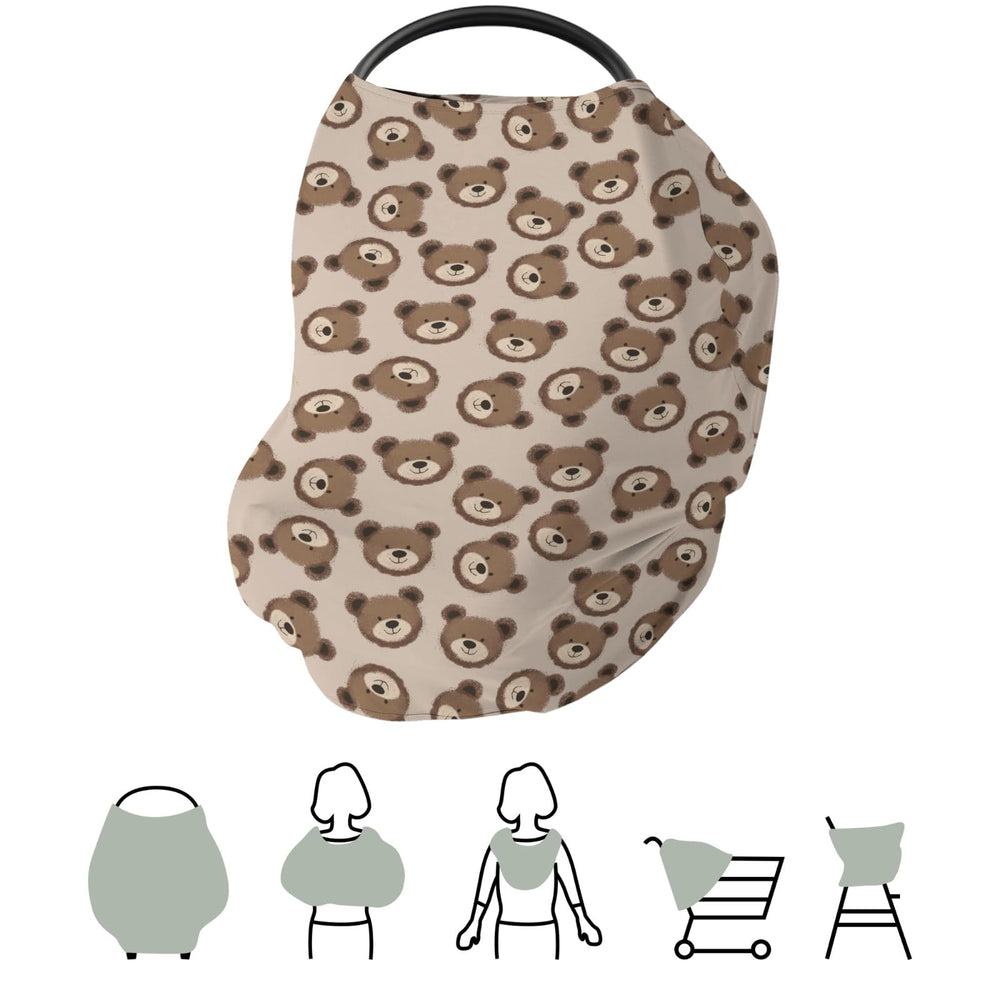 ZoUbqchY breathable fabric car cover - comfortable baby travel