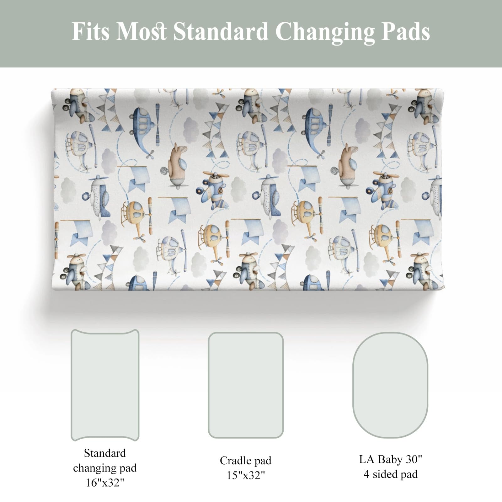 ZoUbqchY nursery-ready print complements décor while staying easy to care for.