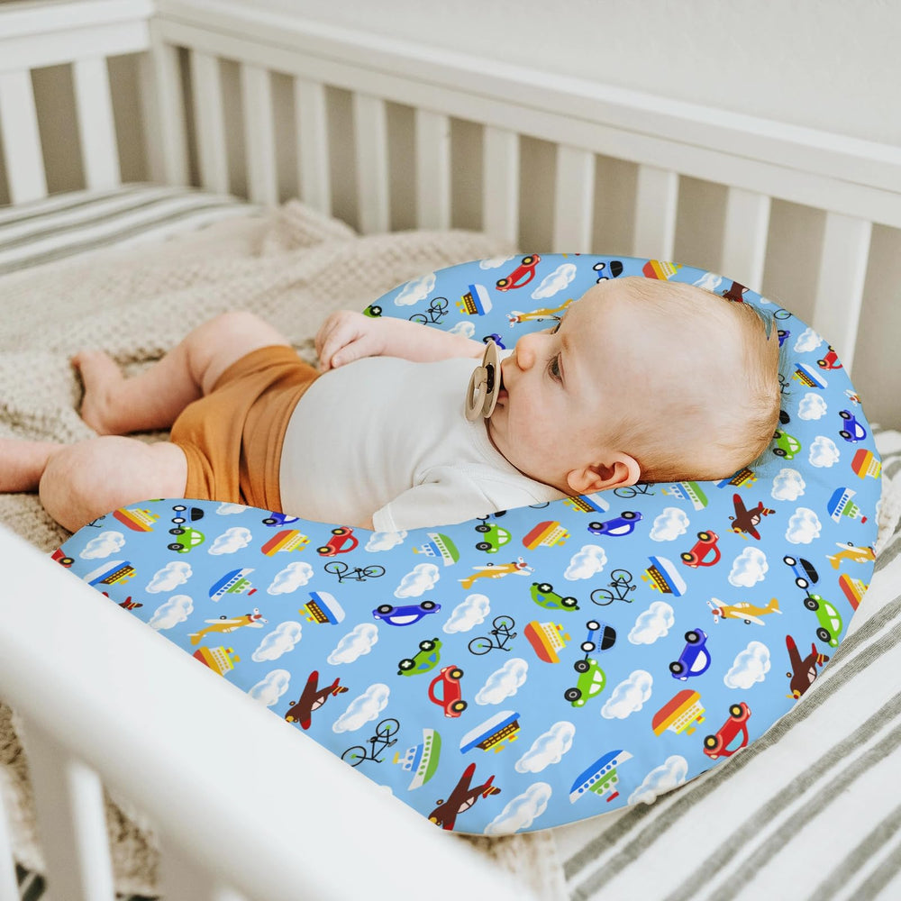 ZoUbqchY coordinating nursery decor with this blue cover
