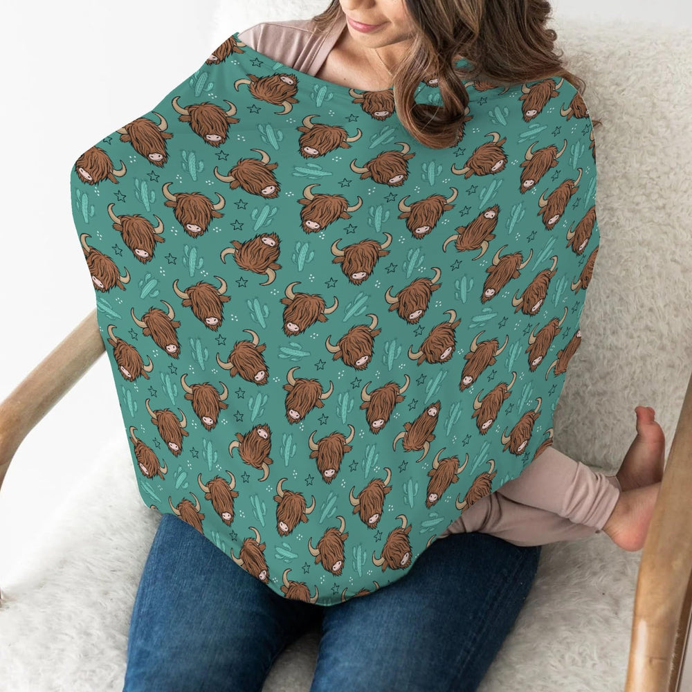ZoUbqchY nursing cover provides breathable privacy for breastfeeding in public