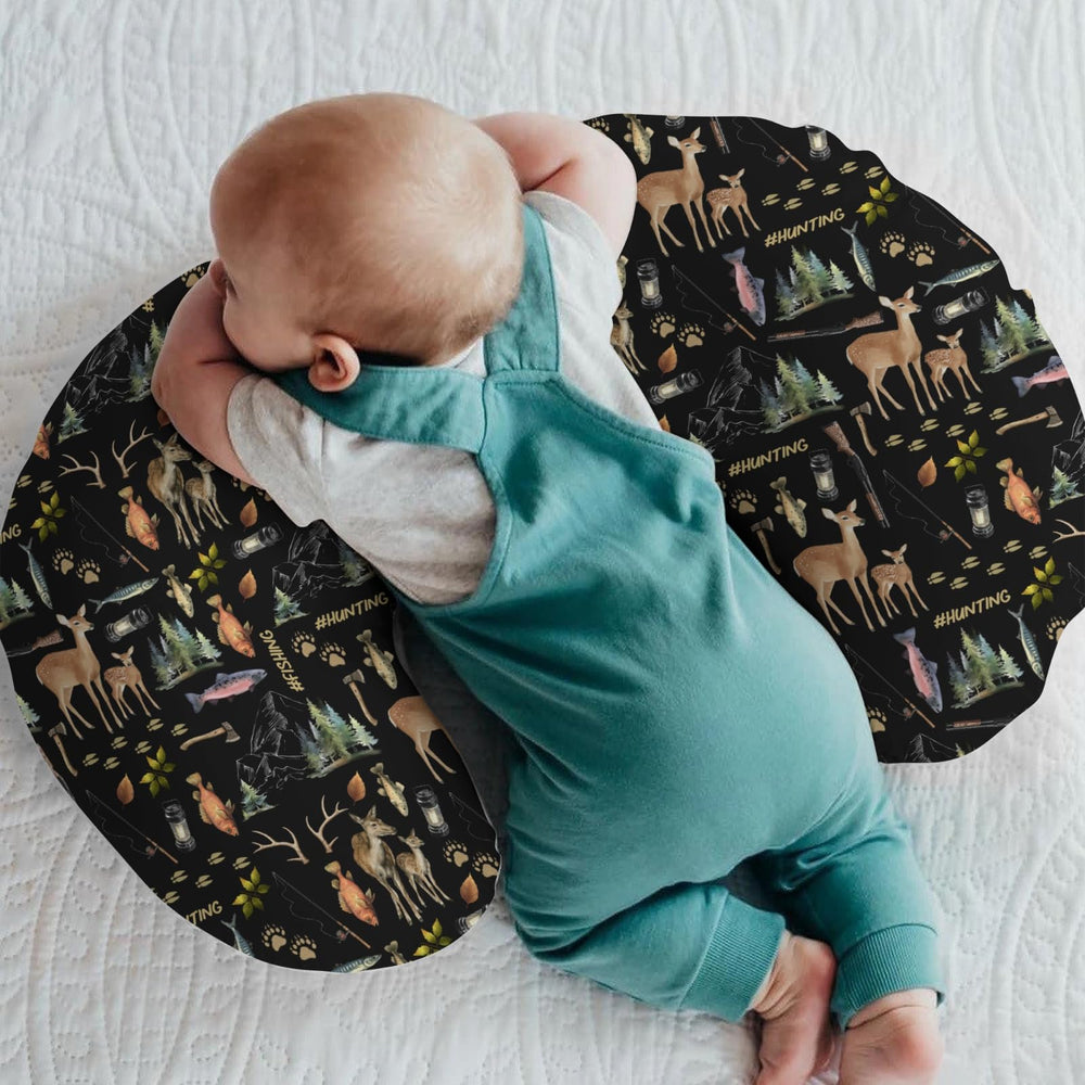 zoubqchy pillow cover close-up shows soft breathable polyester for babies