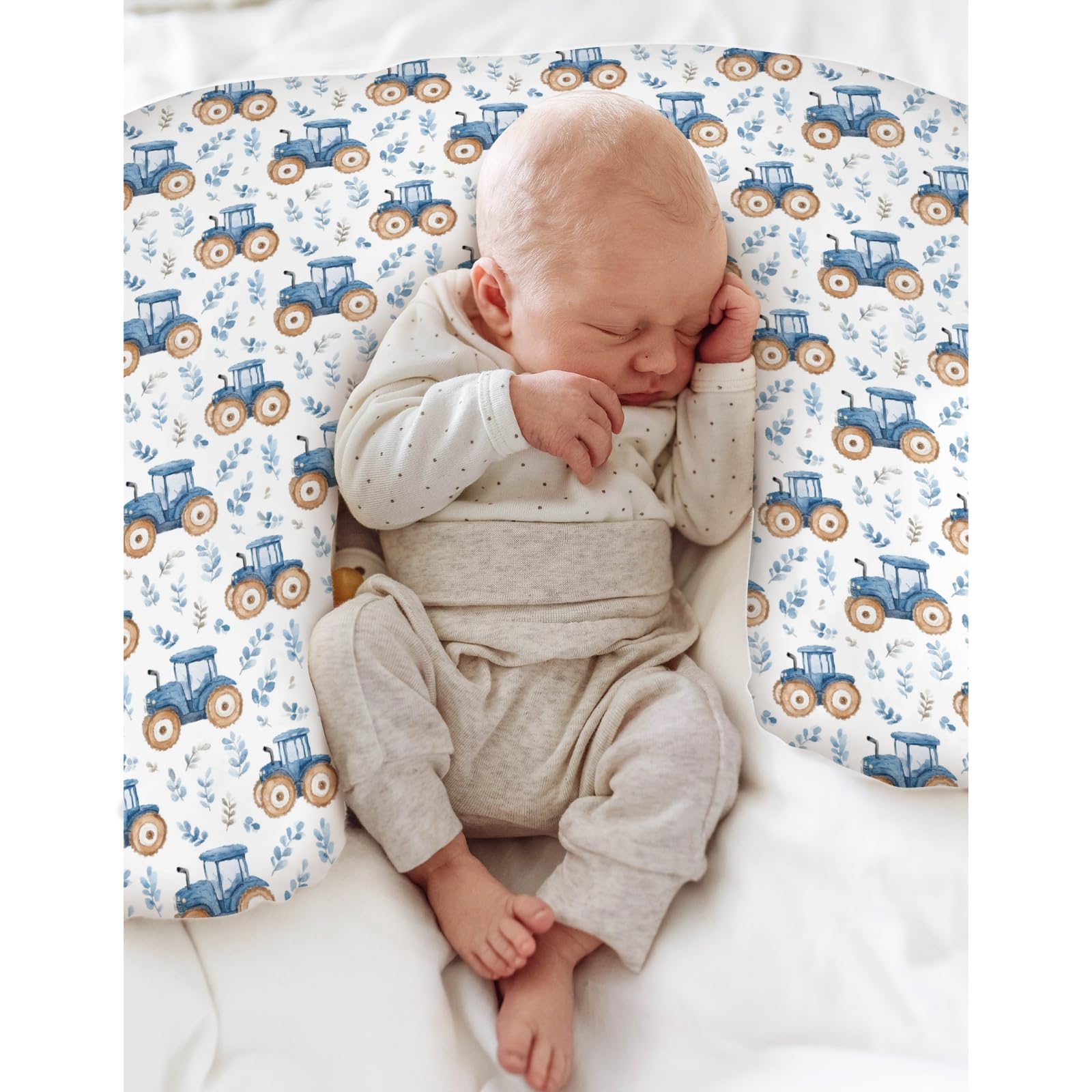 Fits 22x18 inch U-shaped nursing pillows securely