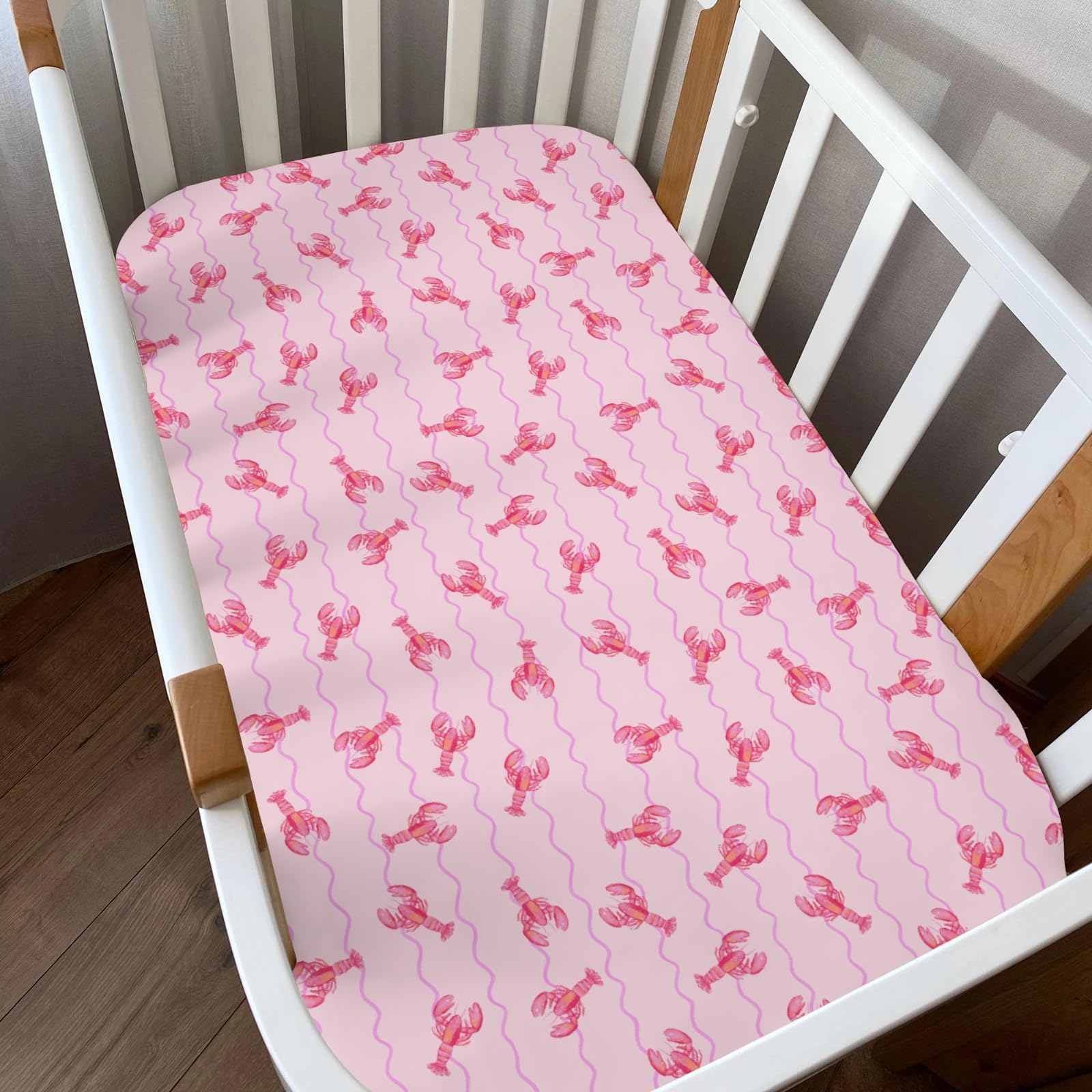 ZoUbqchY crib sheet features a 9-inch deep pocket for secure fit