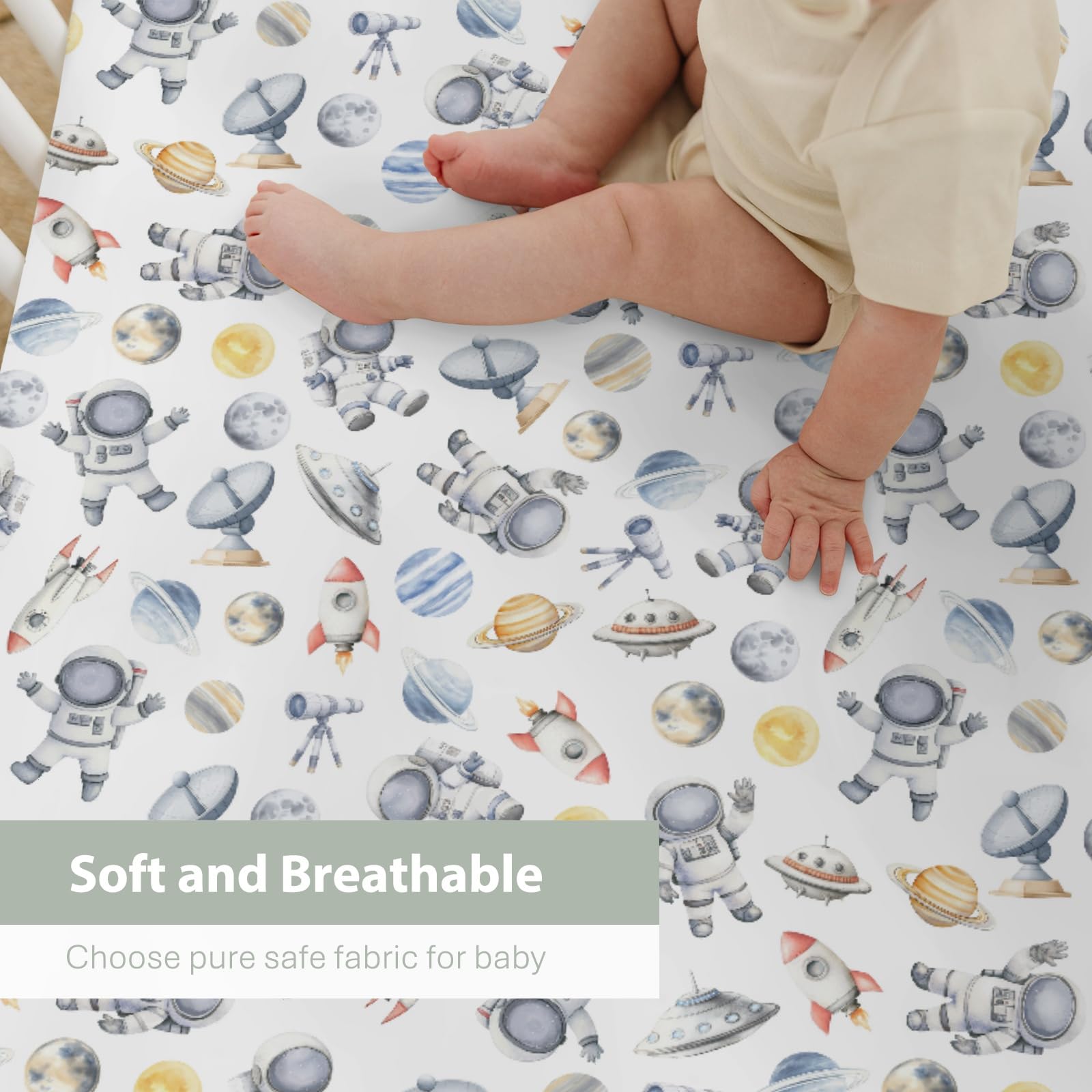 ZoUbqchY Snug fit crib mattress 52x28 keeps sheet flat and secure.