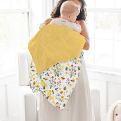 ZoUbqchY soft dot fleece back adds warmth and gentle touch for naps