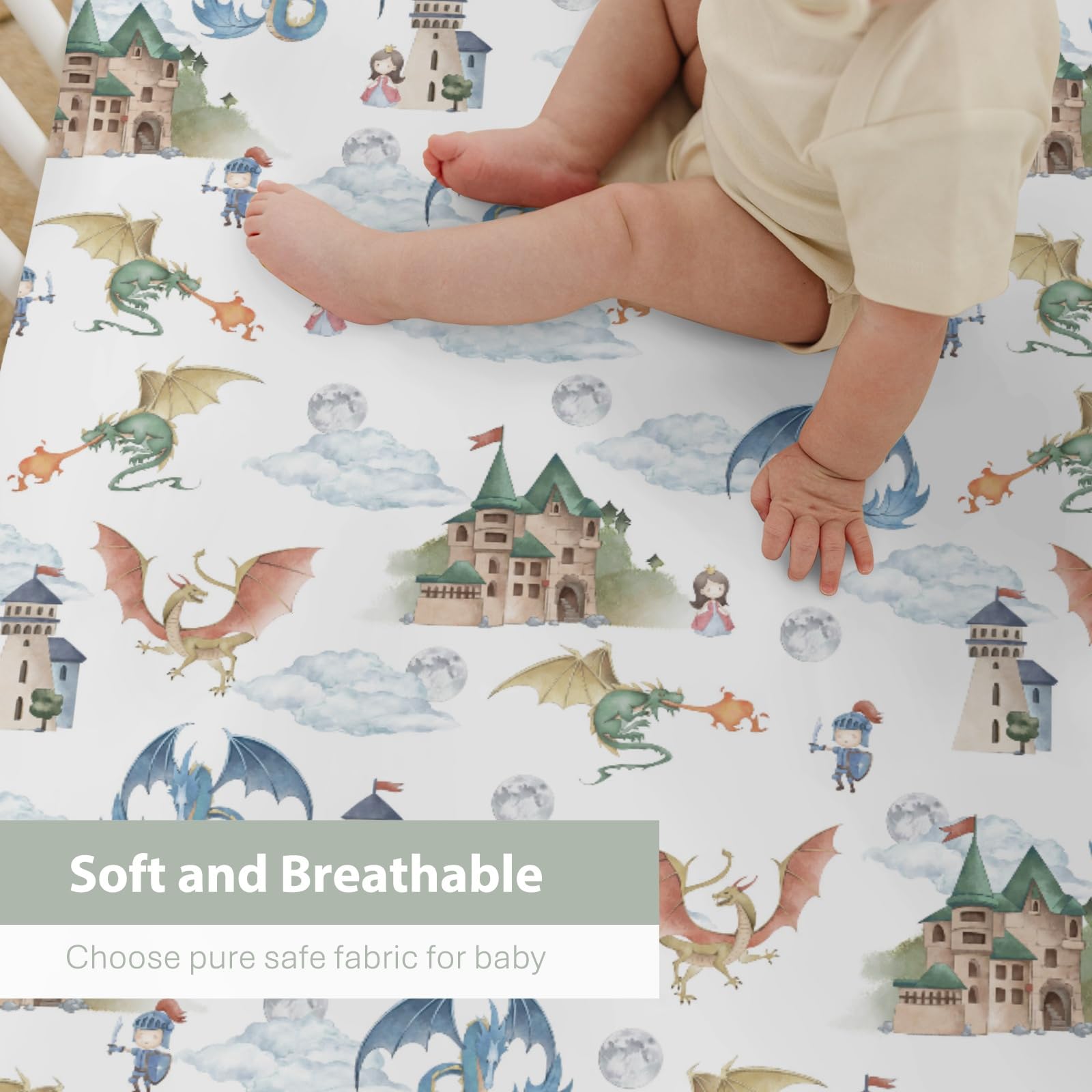ZoUbqchY silky polyester crib sheet feels soft and breathable for all seasons