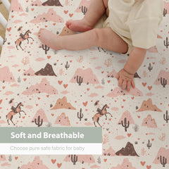 ZoUbqchY Soft silky polyester sheet delivers gentle touch for delicate baby skin.