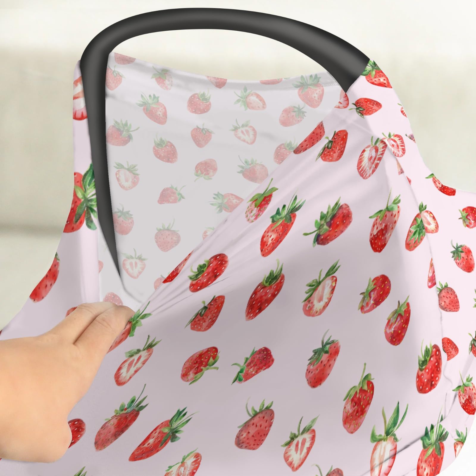 ZoUbqchY stroller cover offers versatile protection for baby during errands.