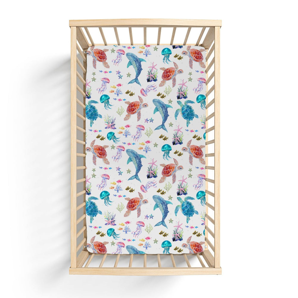 ZoUbqchY ultra-soft polyester crib sheet gentle on baby's skin