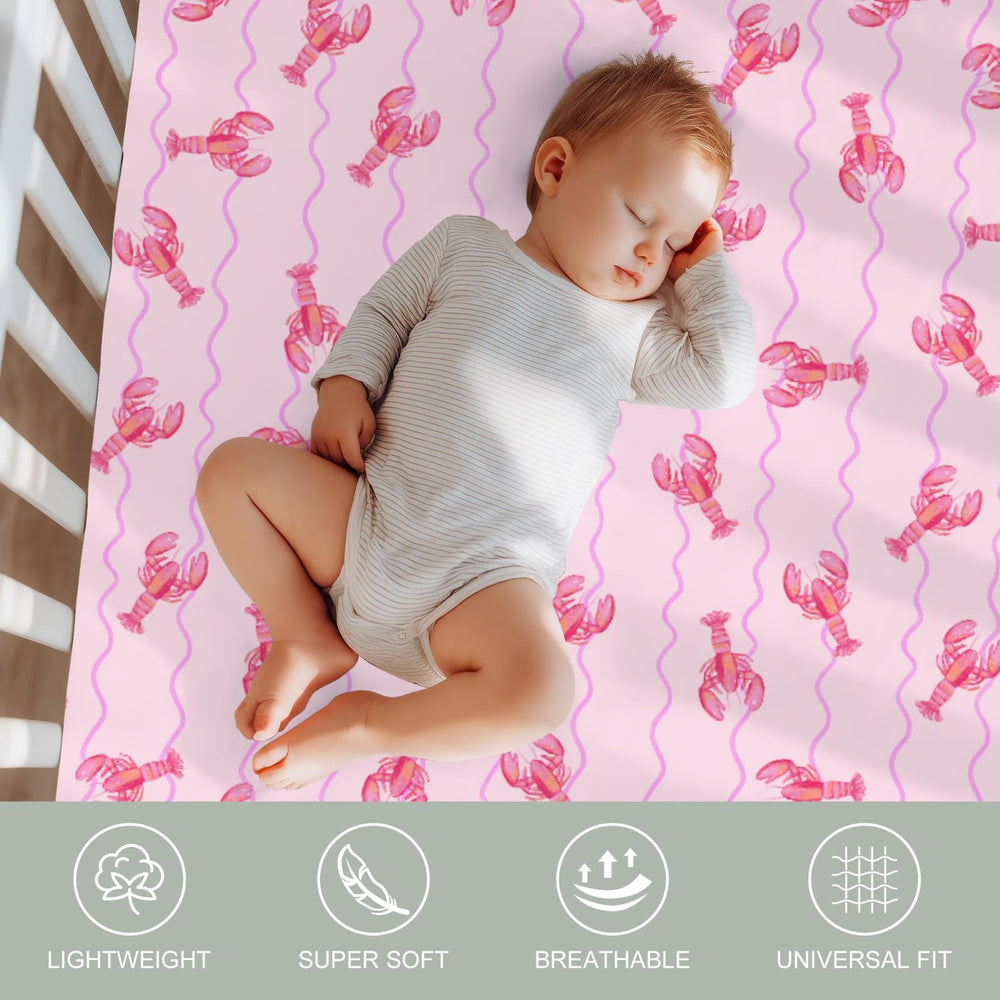 ZoUbqchY  unisex nursery crib sheet suitable for any baby