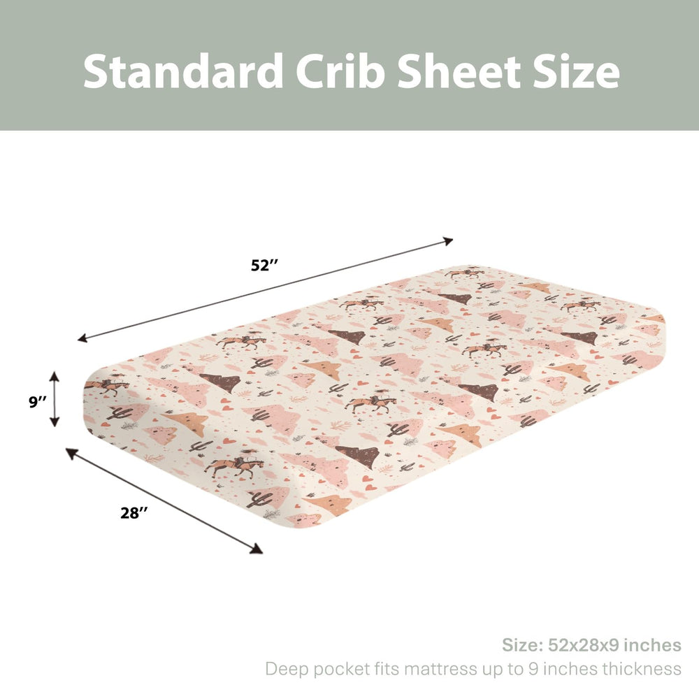 ZoUbqchY Universal-fit sheet for 52x28 inch mattresses with secure elastic.