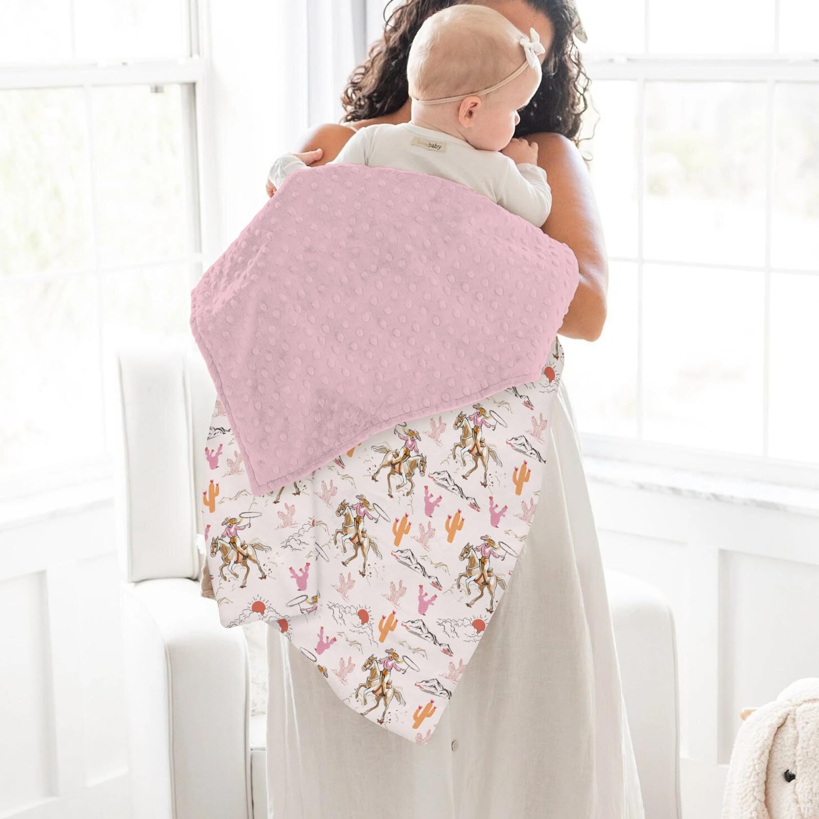 ZoUbqchY vibrant cowgirl patterns spark sensory playtime.