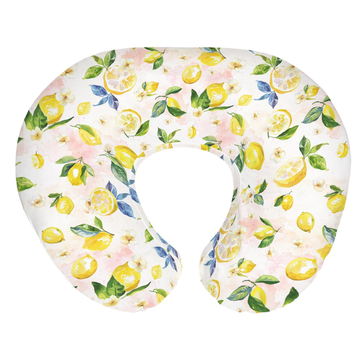 ZoUbqchY vintage lemons nursing pillow cover in 22x18 fits securely for feeding comfort