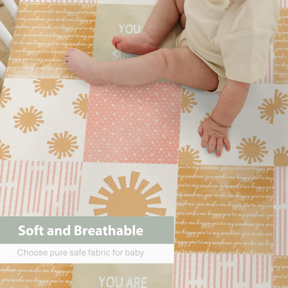 ZoUbqchY Vintage Sun breathable polyester offers baby comfort.